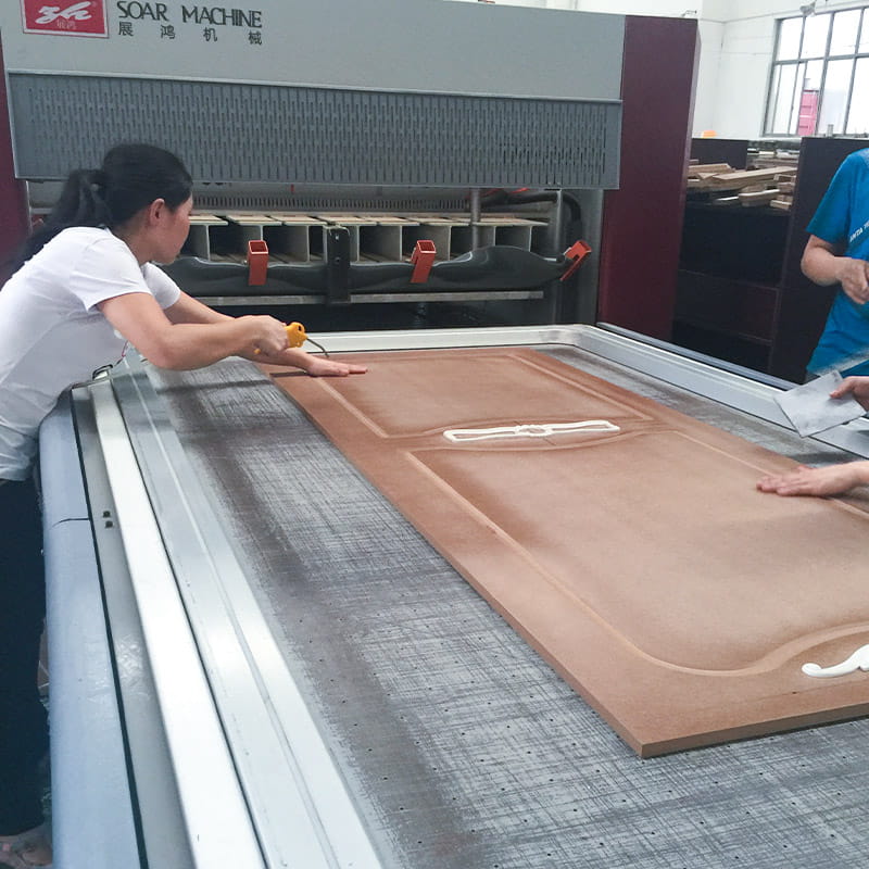 LM501 PVC vacuum thermoforming malagkit para sa mga kahoy na pintuan