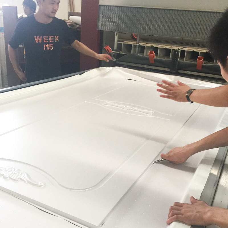 LM501 PVC vacuum thermoforming malagkit para sa mga kahoy na pintuan